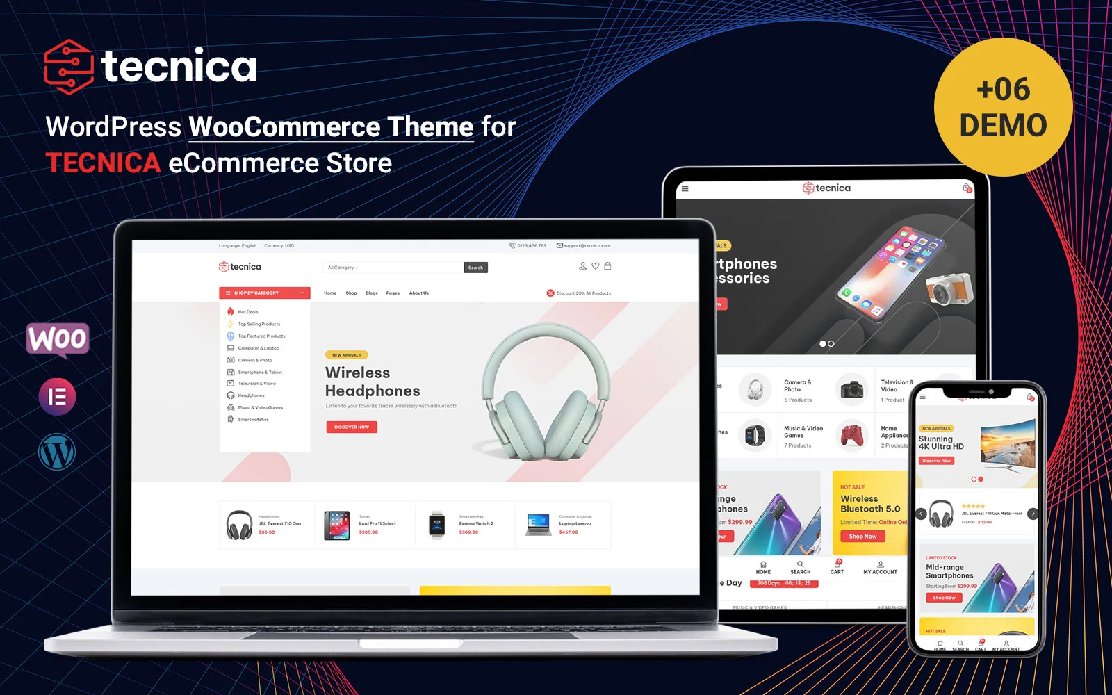 Tecnica-电子多用途WooCommerce主题 - LuLunet-LuLunet