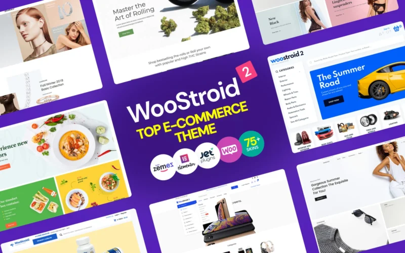 Woostroid2-多用途元素WooCommerce主题-LuLunet