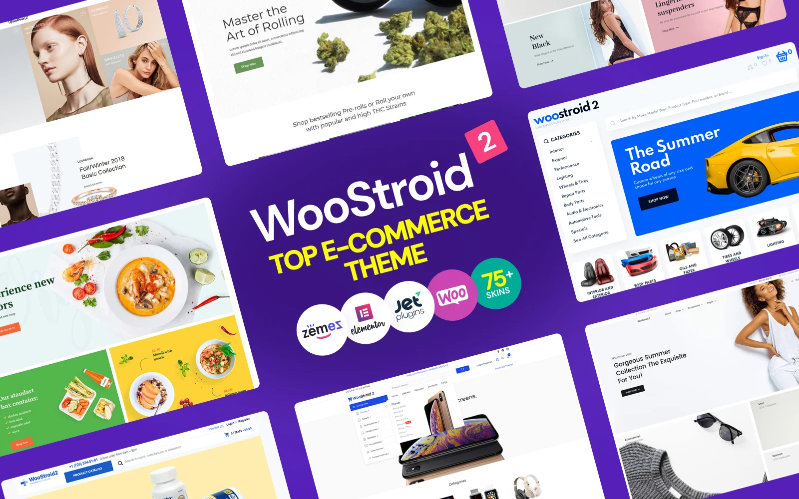 Woostroid2-多用途元素WooCommerce主题 - LuLunet-LuLunet
