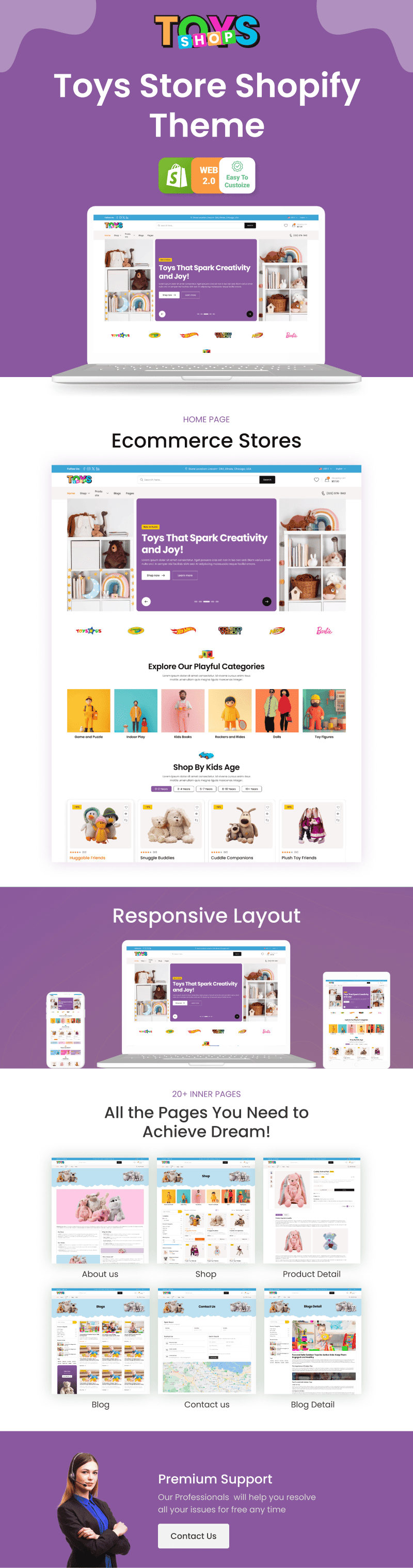 图片[1]-Toys Shop - 玩具商店主题 Online Toys Store Shopify Theme - LuLunet-LuLunet