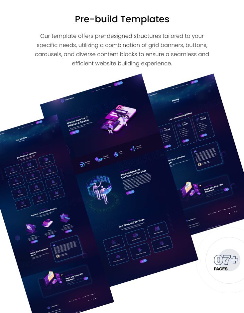 图片[3]-桌面解决方案-IT解决方案服务元素模板套件 - LuLunet-LuLunet
