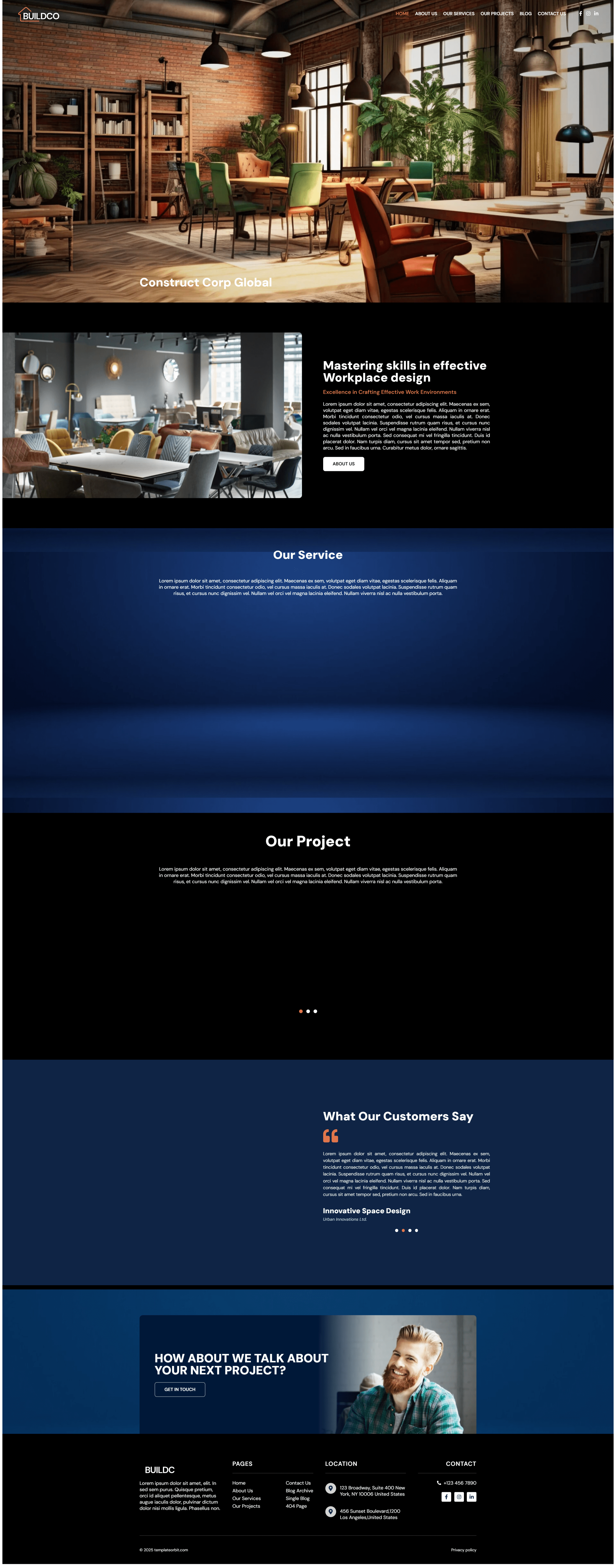 图片[1]-BuildCo-建筑套件，建筑，Wordpress， Elementor Kit - LuLunet-LuLunet