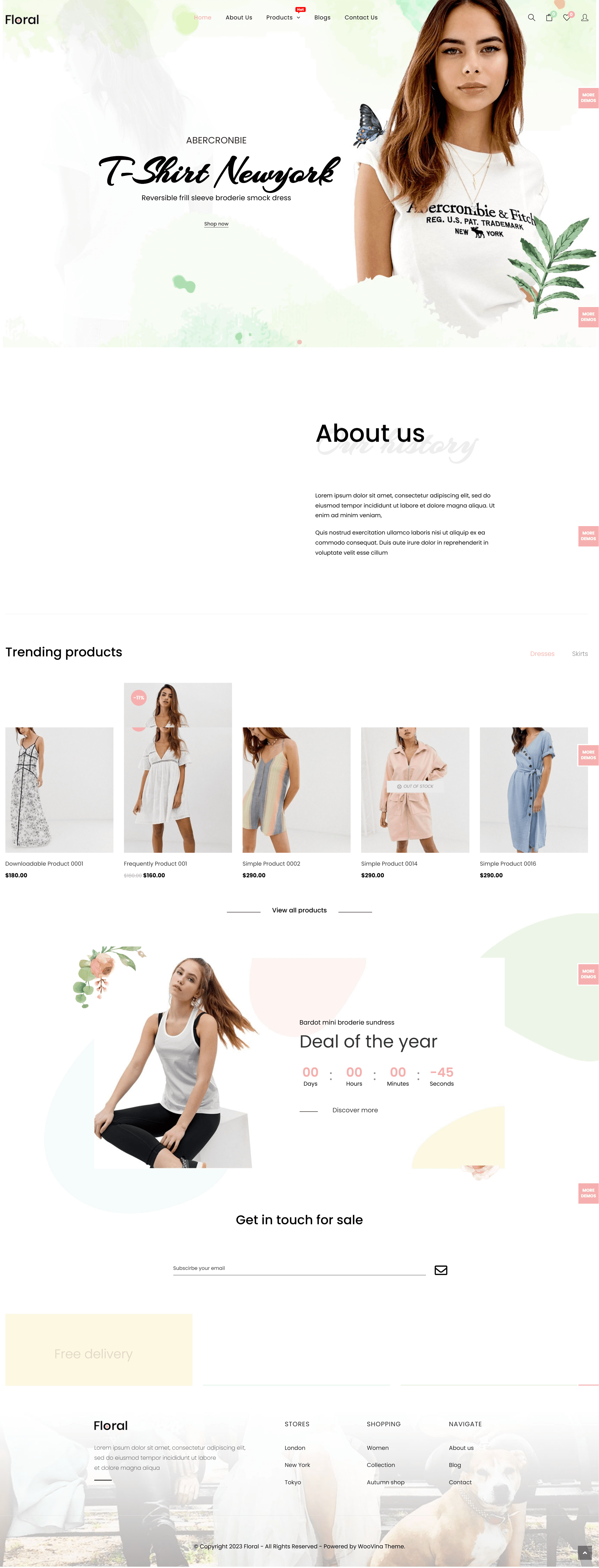 图片[1]-花卉-时尚与服装电子商务WordPress主题WooCommerce主题 - LuLunet-LuLunet