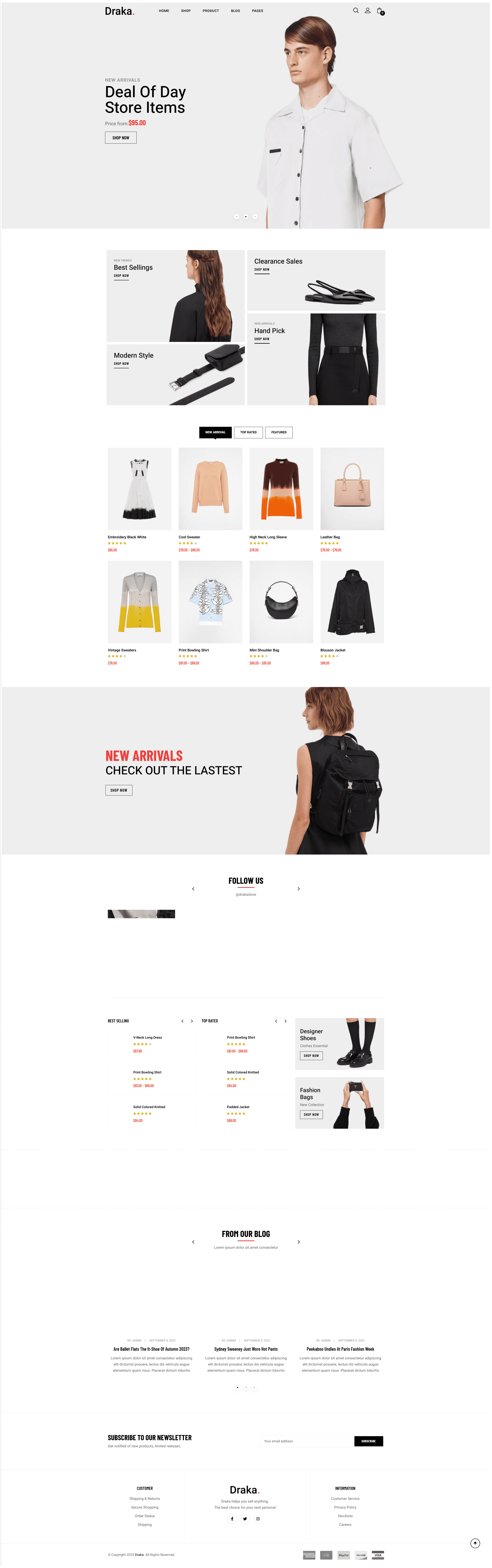 图片[1]-Draka-时尚元素WooCommerce主题 - LuLunet-LuLunet