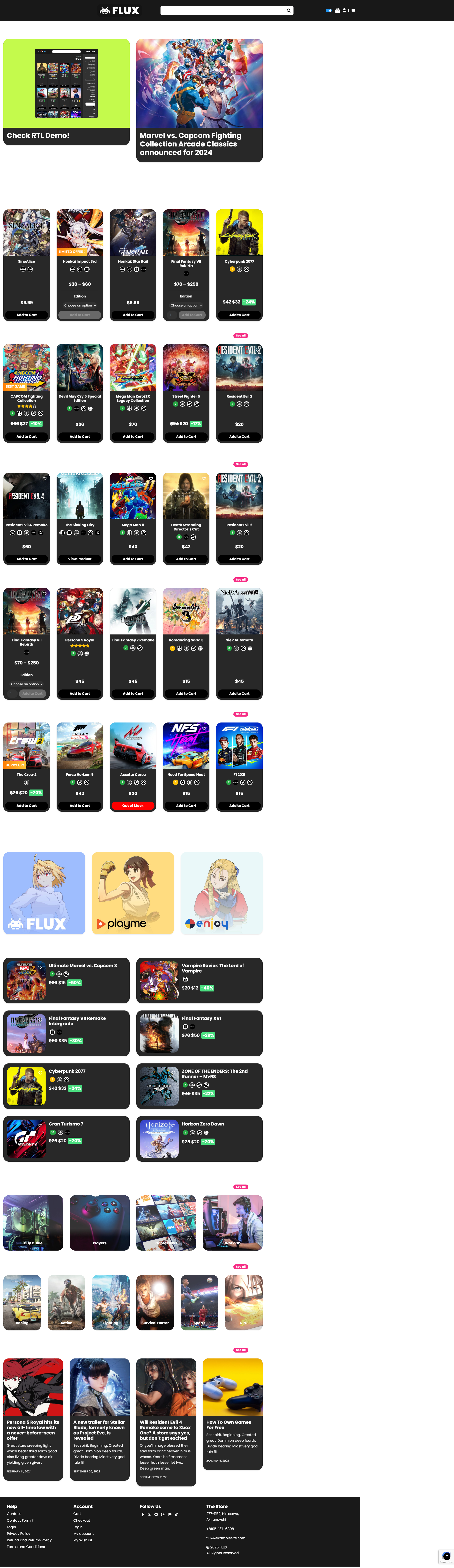图片[1]-FLUX - Game Store WooCommerce Theme + RTL 游戏商店 - LuLunet-LuLunet
