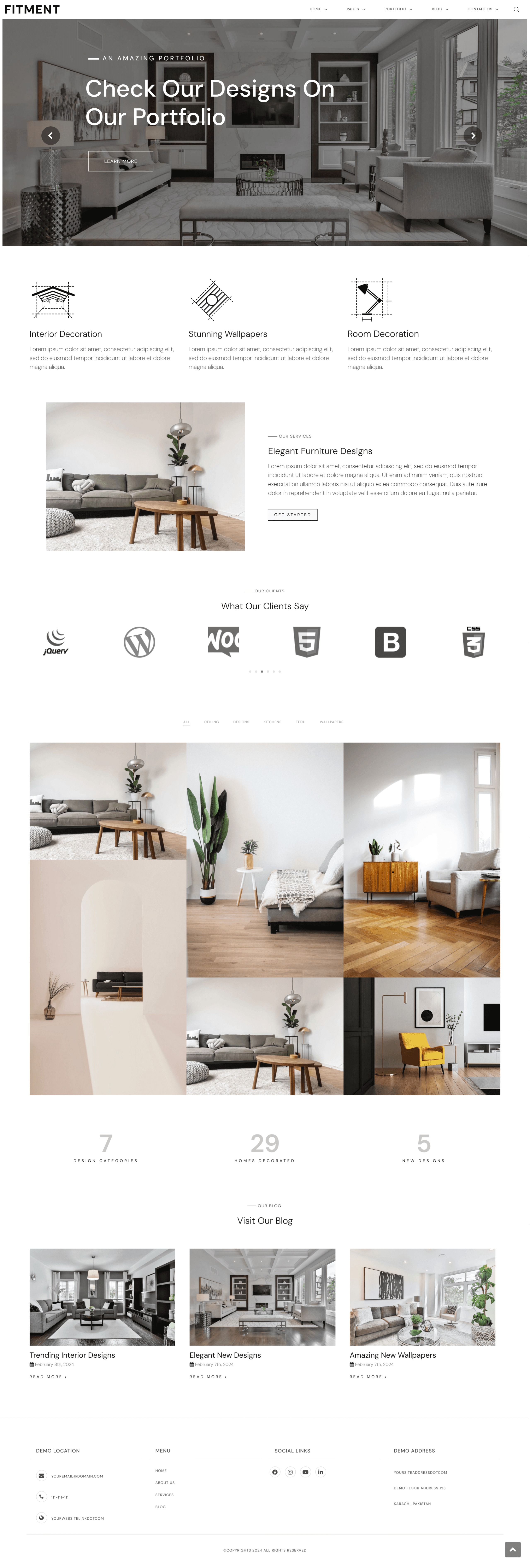 图片[1]-装潢 - Interior Decoration 室内设计 WordPress 主题 - LuLunet-LuLunet