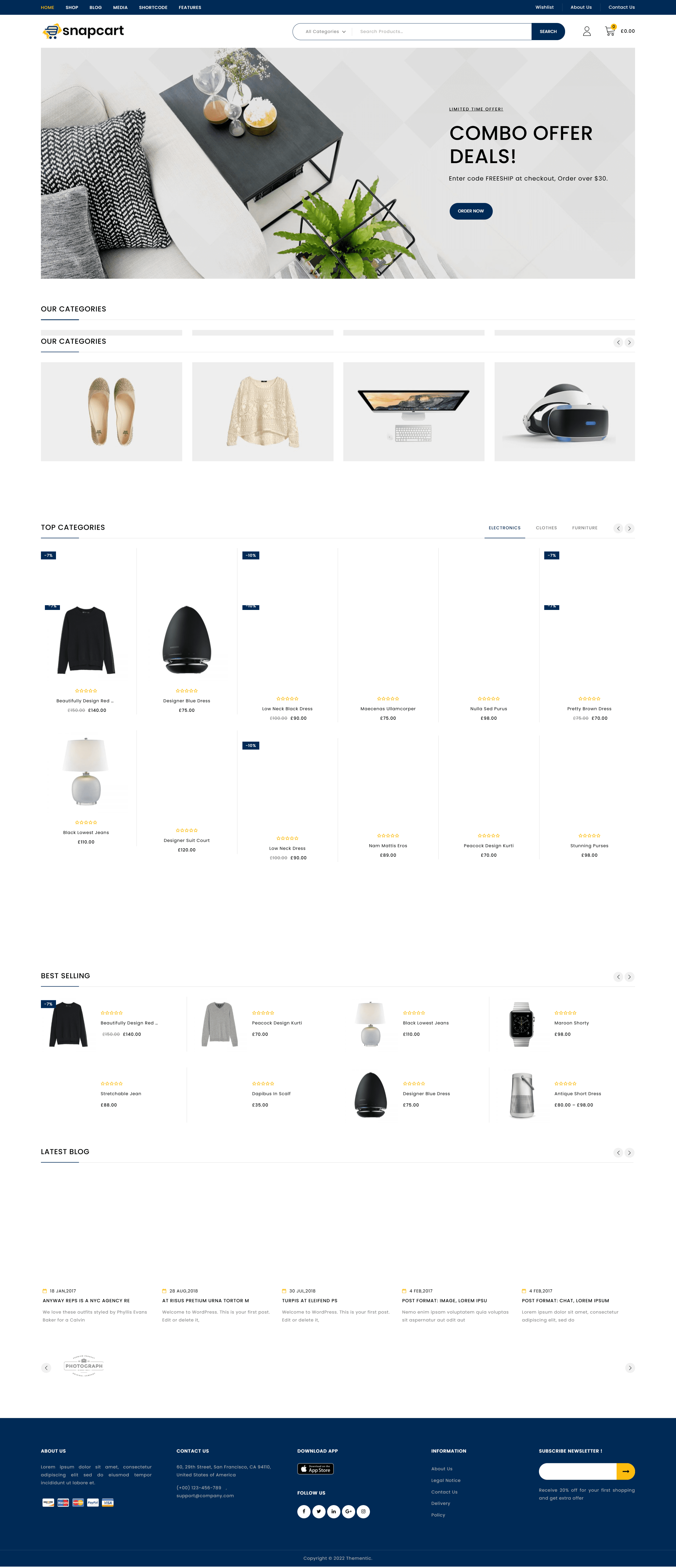 图片[1]-snapcart 快照-巨型商店响应式WooCommerce主题 服装 产品主题 - LuLunet-LuLunet