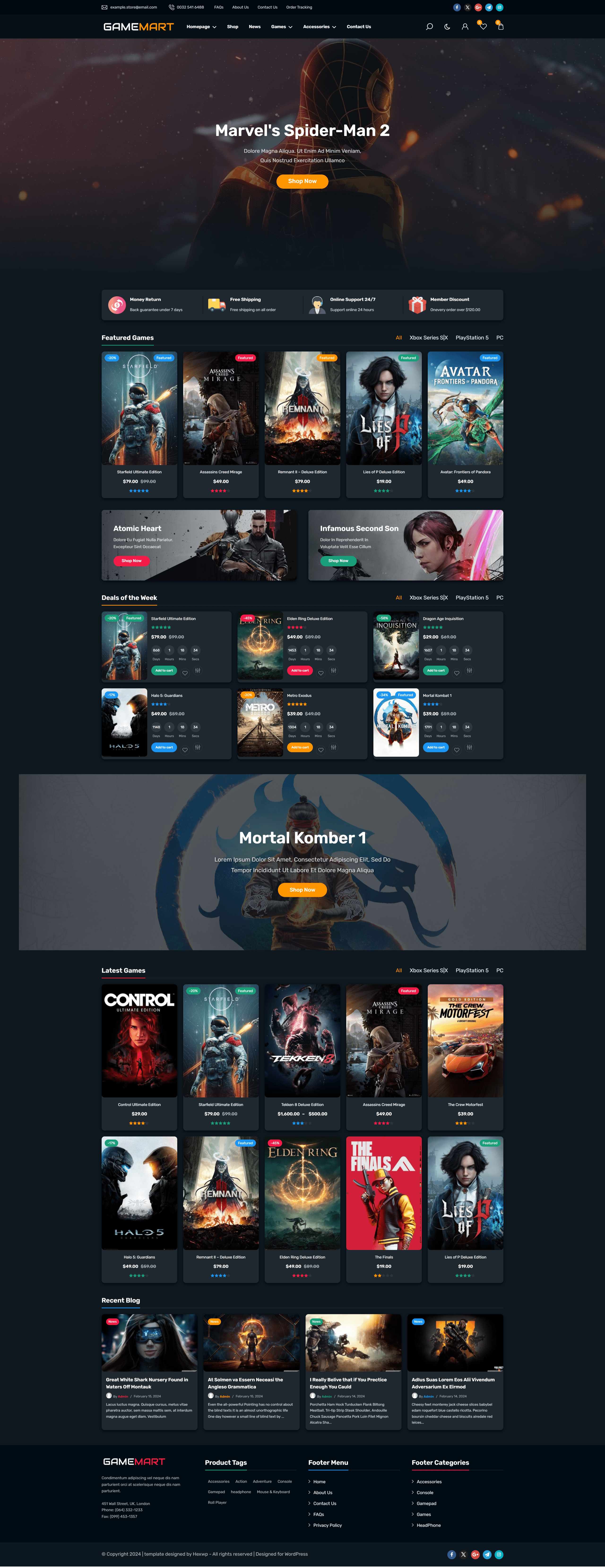图片[1]-游戏市场 游戏商店 主题 WooCommerce WordPress - LuLunet-LuLunet