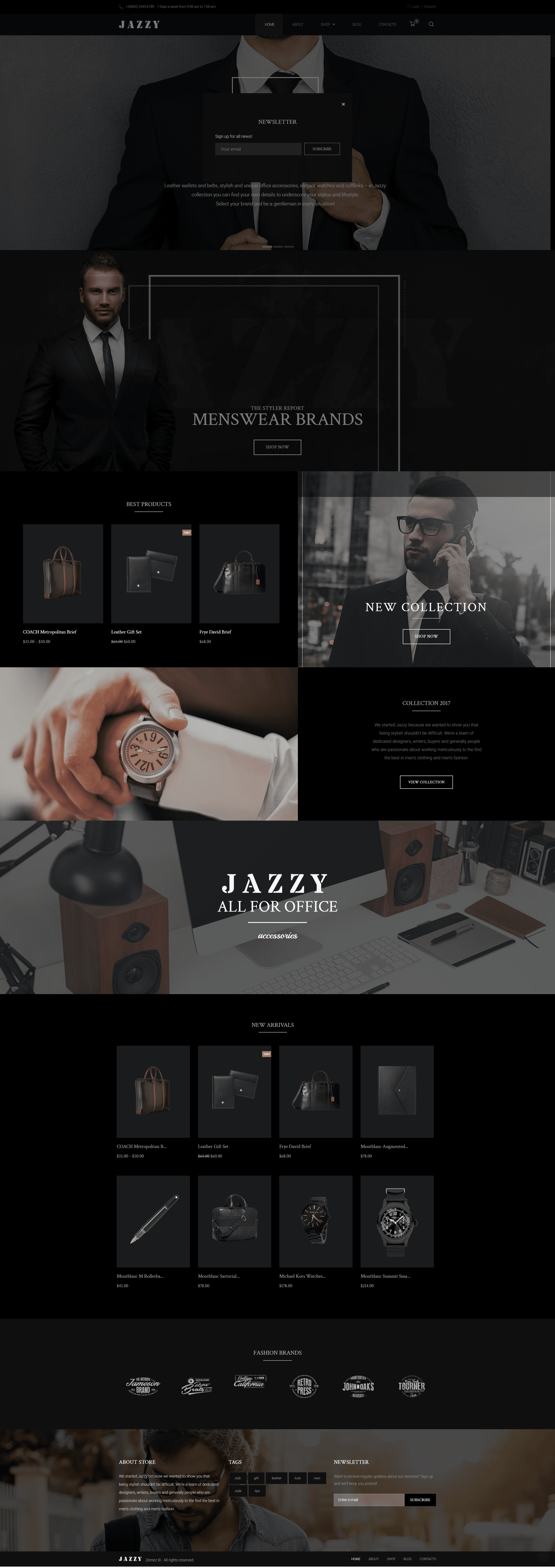 图片[1]-Jazzy-男士配饰店WooCommerce主题 - LuLunet-LuLunet