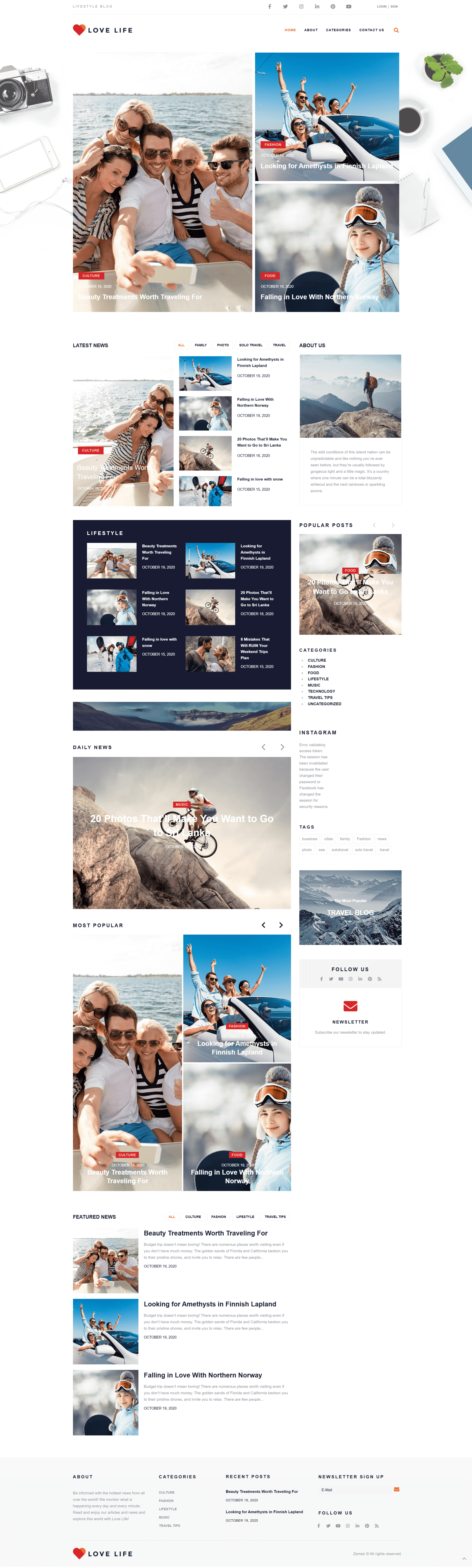 图片[1]-Love Life 热爱生活 - 响应式个人博客 WordPress 主题 - LuLunet-LuLunet