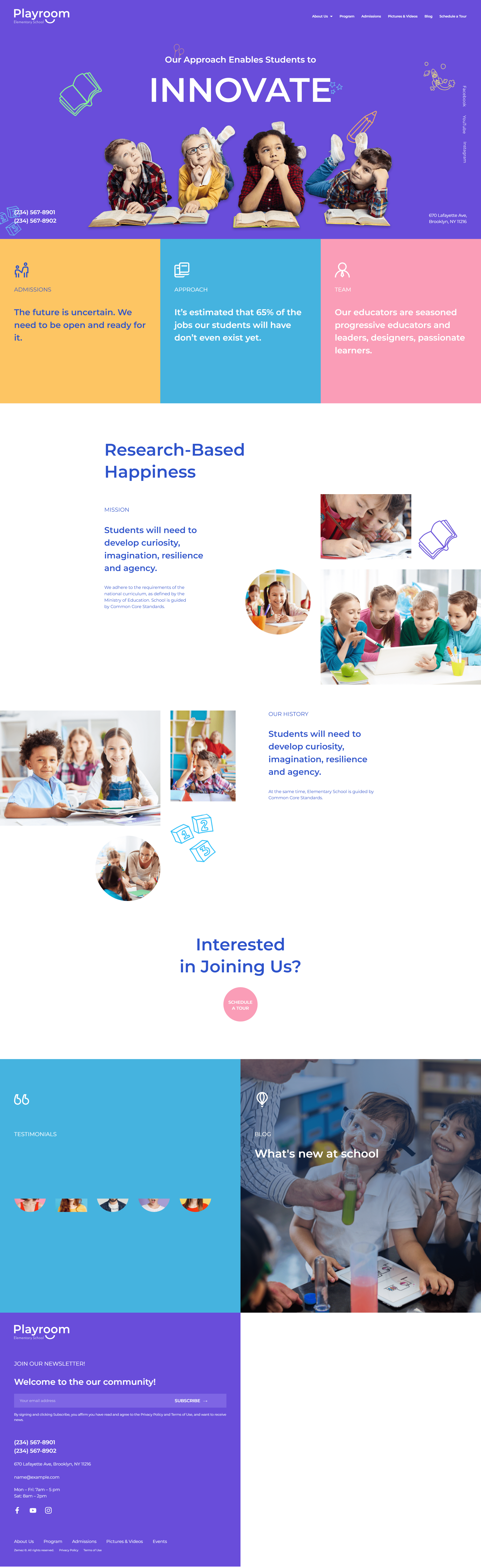 图片[1]-Playroom - Elementary School Elementor Kit 学校主题 - LuLunet-LuLunet