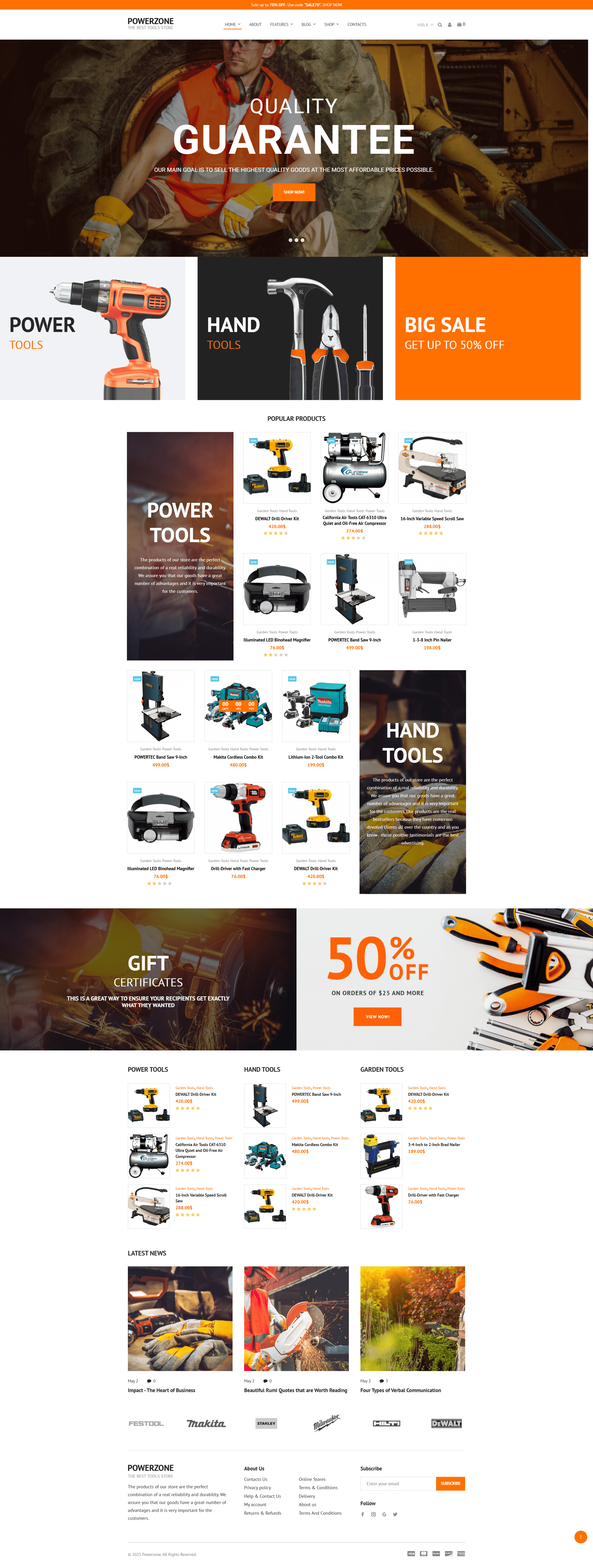 图片[1]-PowerZone-工具商店元素WooCommerce主题 - LuLunet-LuLunet
