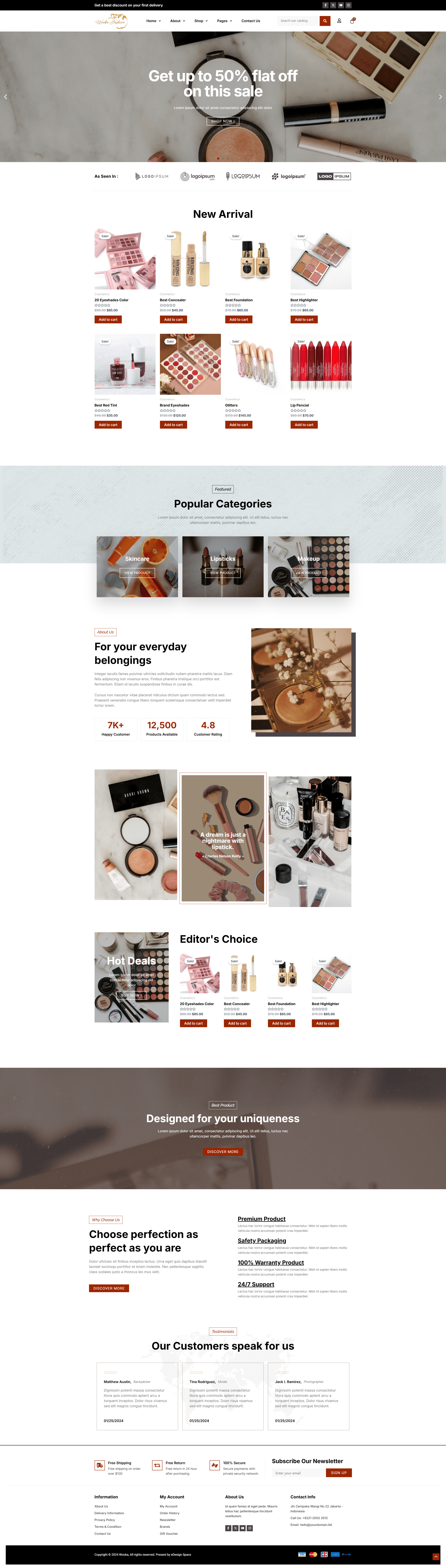 图片[2]-Wooka-多用途元素WooCommerce主题 化妆品 衣服 手表主题 - LuLunet-LuLunet