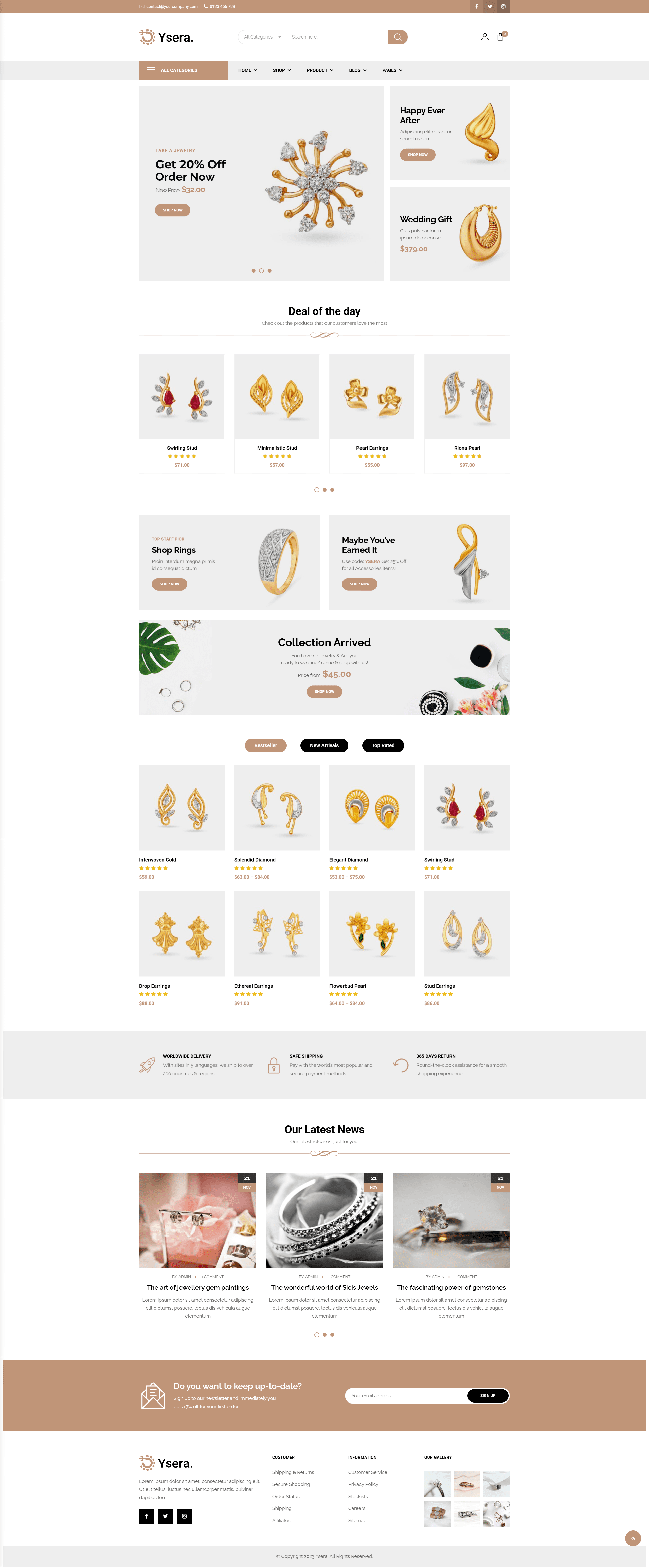 图片[1]-Ysera-珠宝店WooCommerce主题 - LuLunet-LuLunet