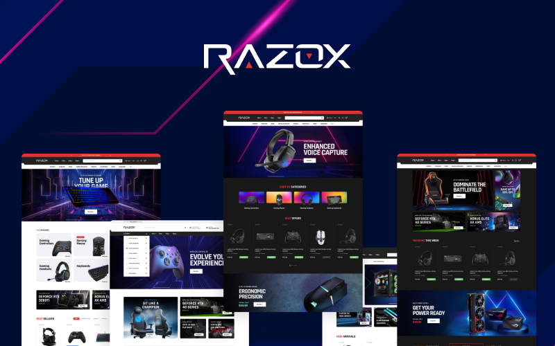 Ap Razox - 游戏电脑外设主题 Gaming & Computer Shopify Theme - LuLunet-LuLunet