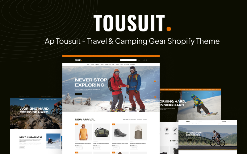 Ap Tousuit - 旅行露营主题 Travel & Camping Gear Shopify Theme - LuLunet-LuLunet
