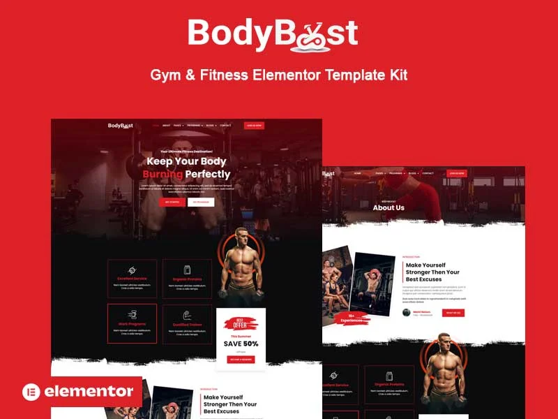 BodyBoost-健身房和健身元素套件 - LuLunet-LuLunet