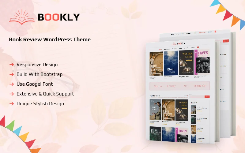Bookly - 简单易用的书评 WordPress 主题 | 轻松创建专业书评网站 | 专为文学爱好者设计 - LuLunet-LuLunet