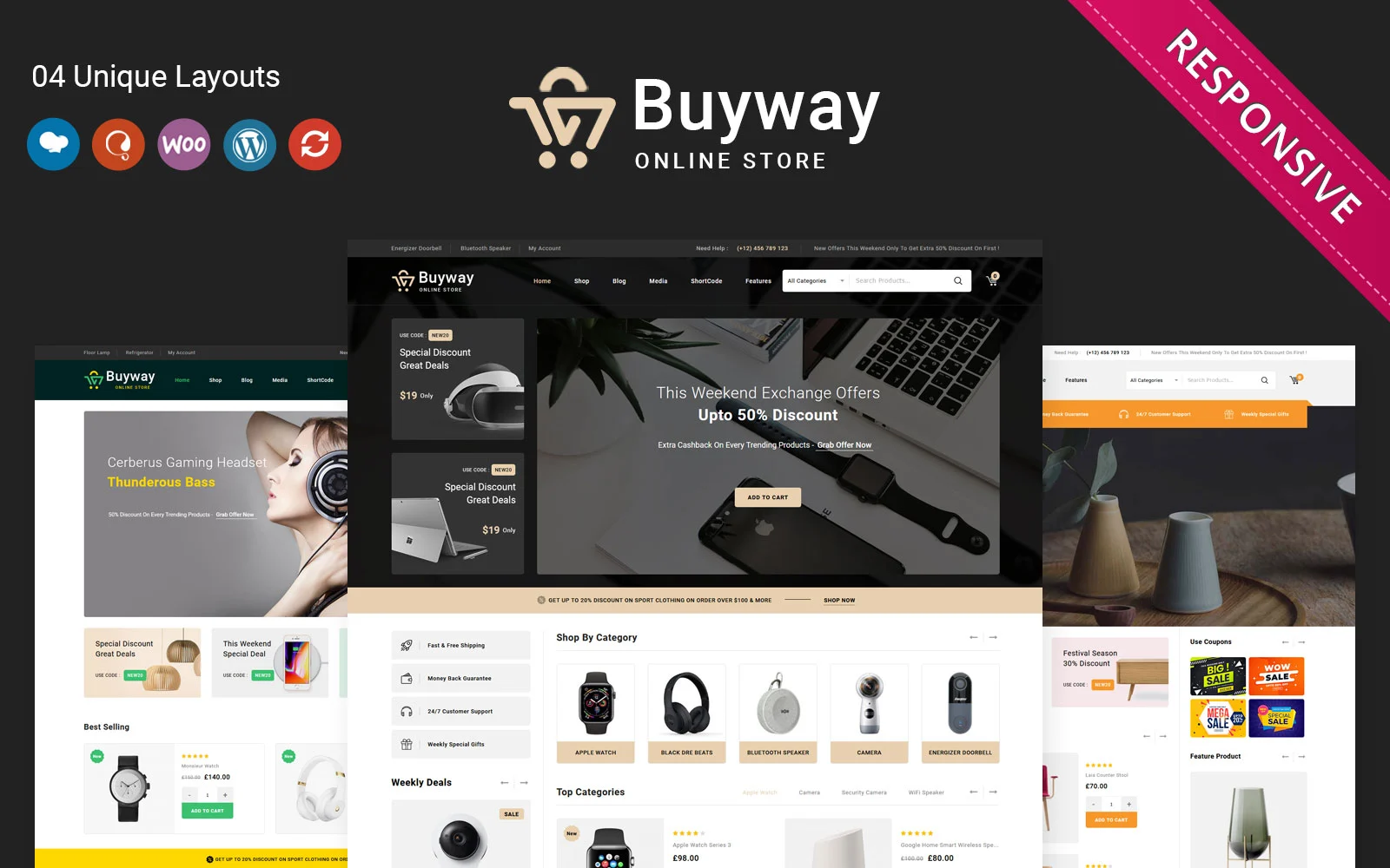 Buyway-多用途响应式WooCommerce主题 - LuLunet-LuLunet