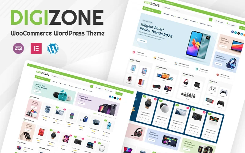 DigiZone 中文名称： 数码空间  WooCommerce WordPress Theme - LuLunet-LuLunet