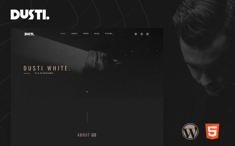 Dusti：专业级多功能作品集 WordPress 主题 | 呈现你的精彩作品-LuLunet