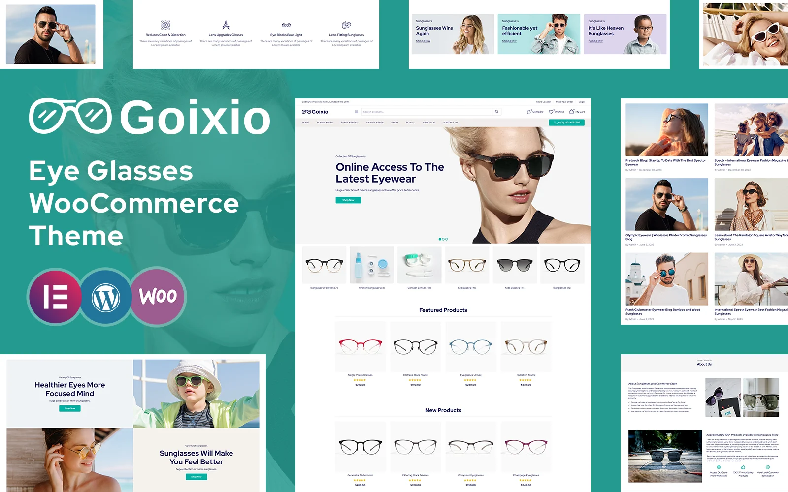 Goixio-太阳镜，眼镜WooCommerce主题 - LuLunet-LuLunet