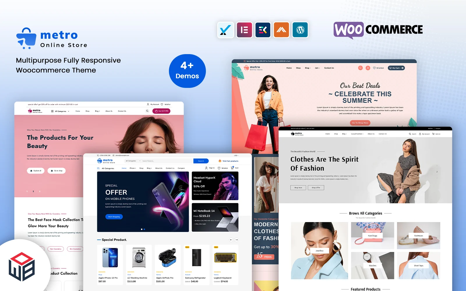 metro-电子MegaShop WooCommerce模板WooCommerce主题 - LuLunet-LuLunet