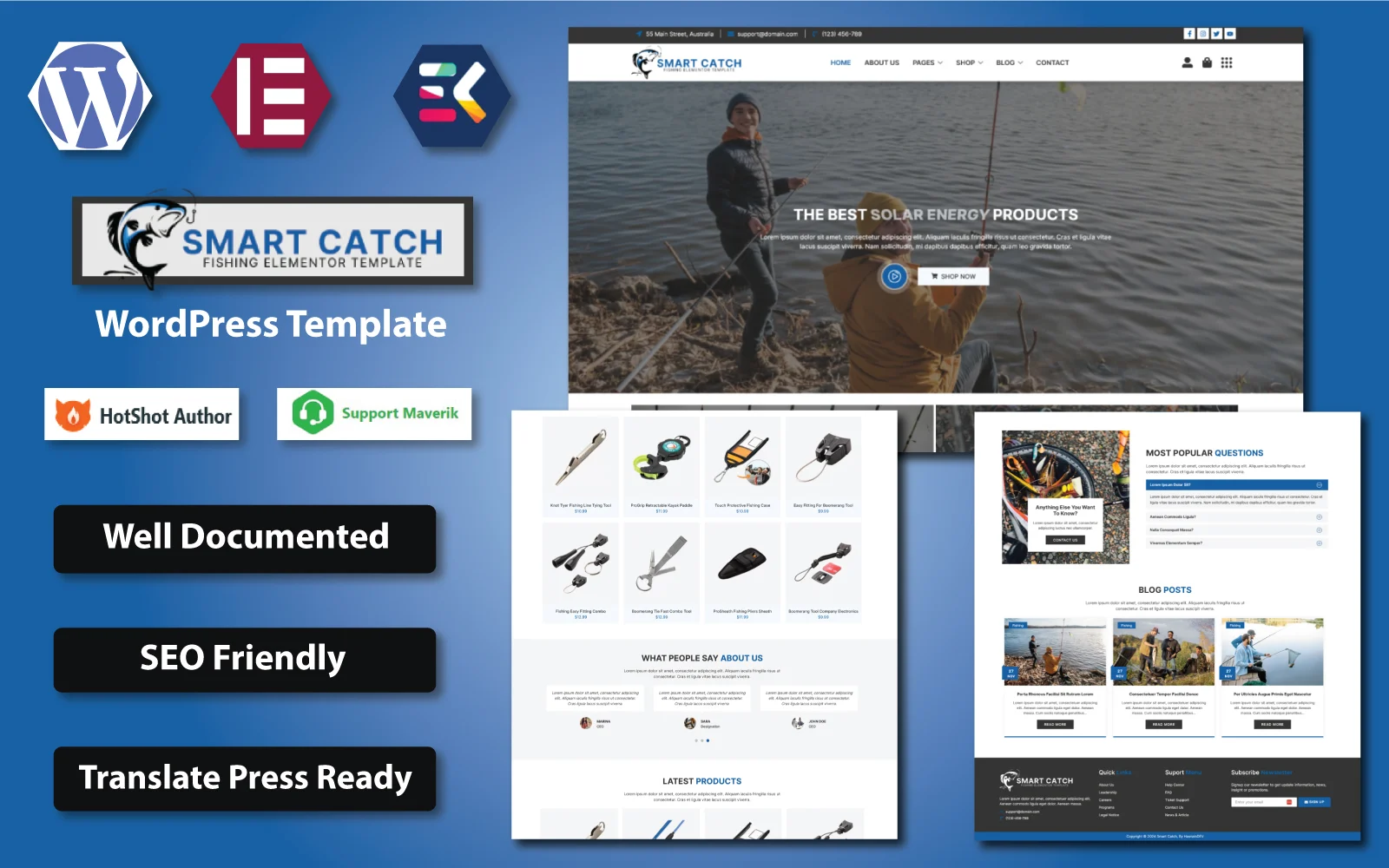 Smart Catch-钓鱼设备WooCommerce Elementor模板WooCommerce主题 - LuLunet-LuLunet