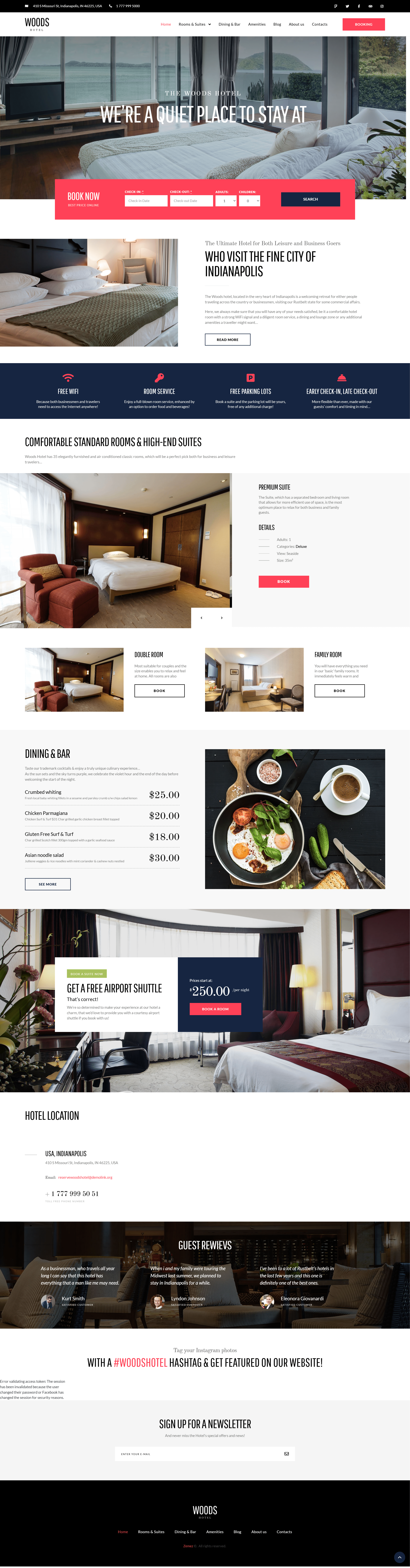 图片[1]-Woods Hotel - 酒店主题Hotel & Resort WordPress Theme - LuLunet-LuLunet