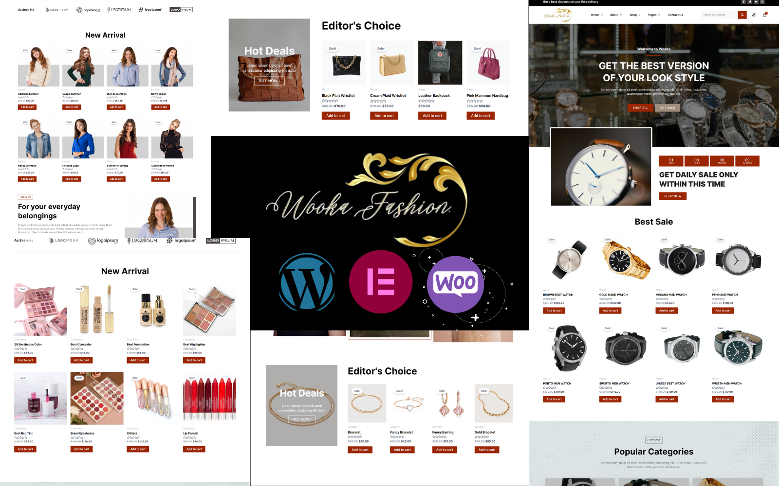Wooka-多用途元素WooCommerce主题 化妆品 衣服 手表主题 - LuLunet-LuLunet
