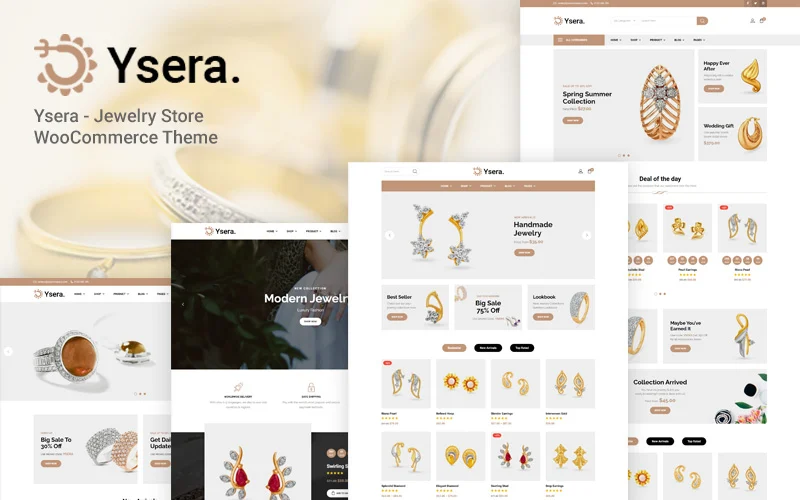 Ysera-珠宝店WooCommerce主题 - LuLunet-LuLunet